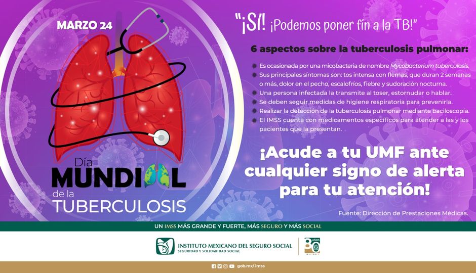 Tos, síntoma de tuberculosos: IMSS