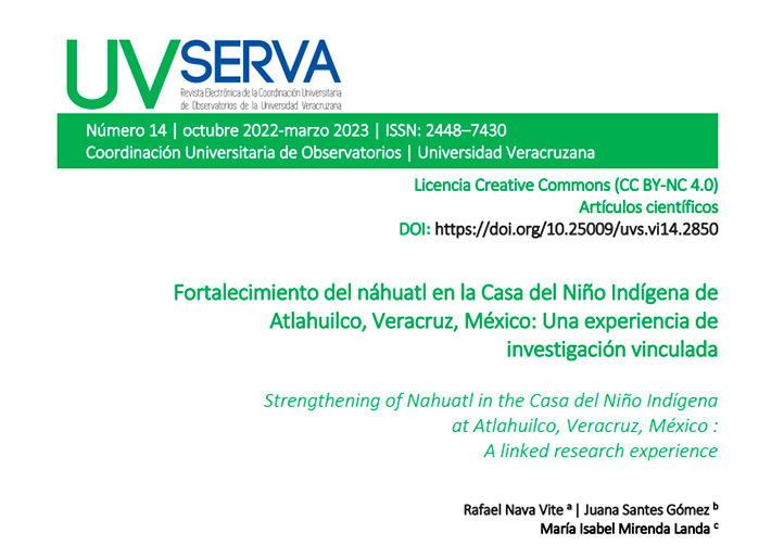 Estudiantes de la UV-Intercultural fortalecen preservación del náhuatl