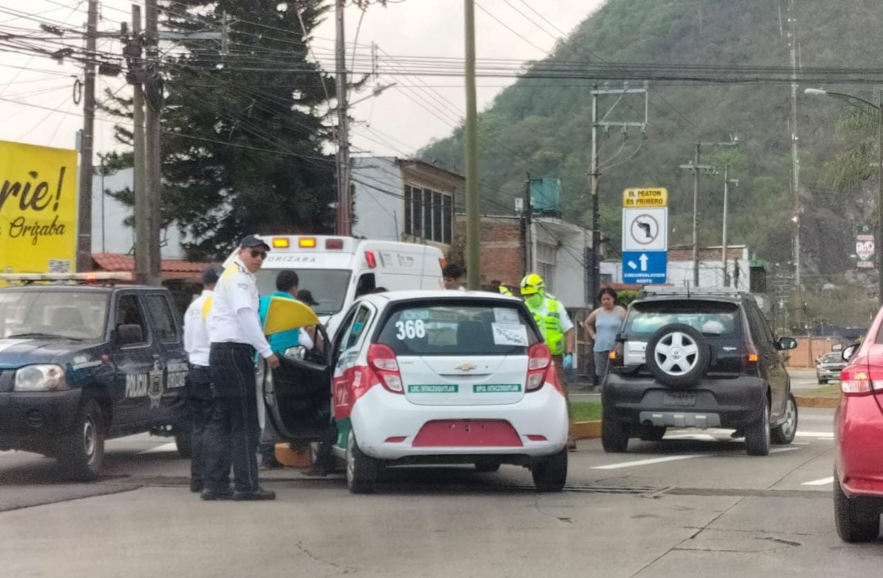Dos heridos en dos accidentes en la región de Orizaba este domingo