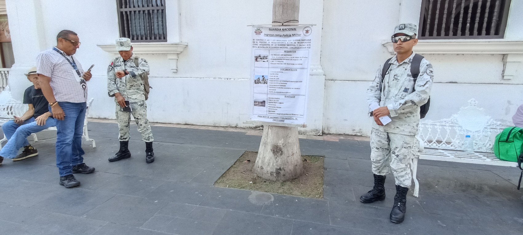 Guardia Nacional recluta a jóvenes veracruzanos para batallón con sede en Cancún
