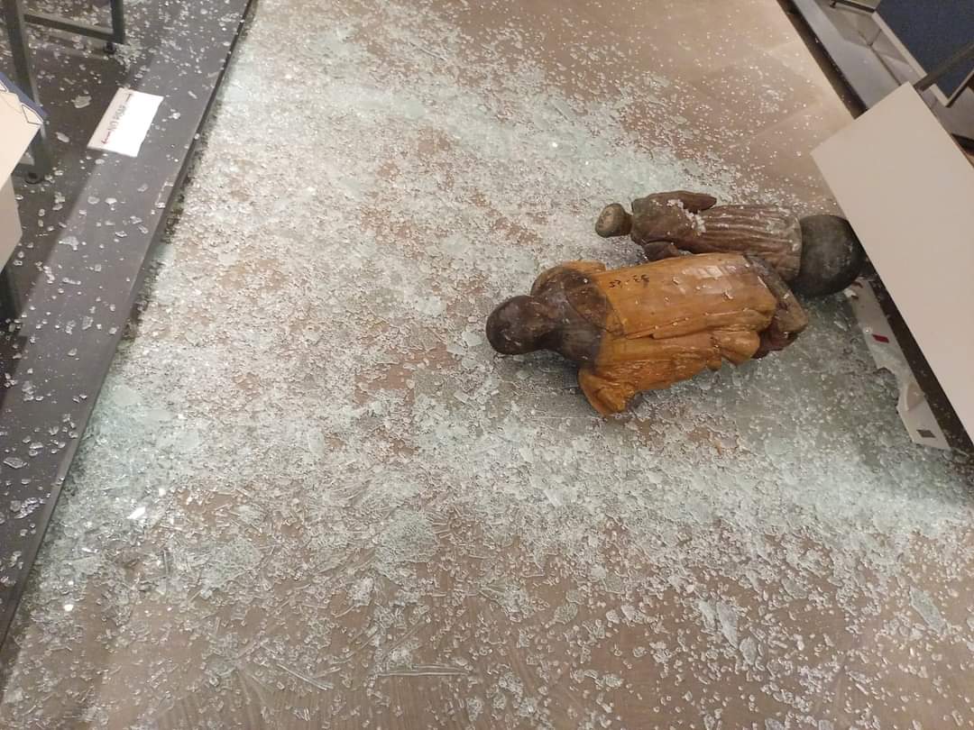 Tienen daños menores las piezas de San Juan de Ulúa que sufrieron caída: INAH