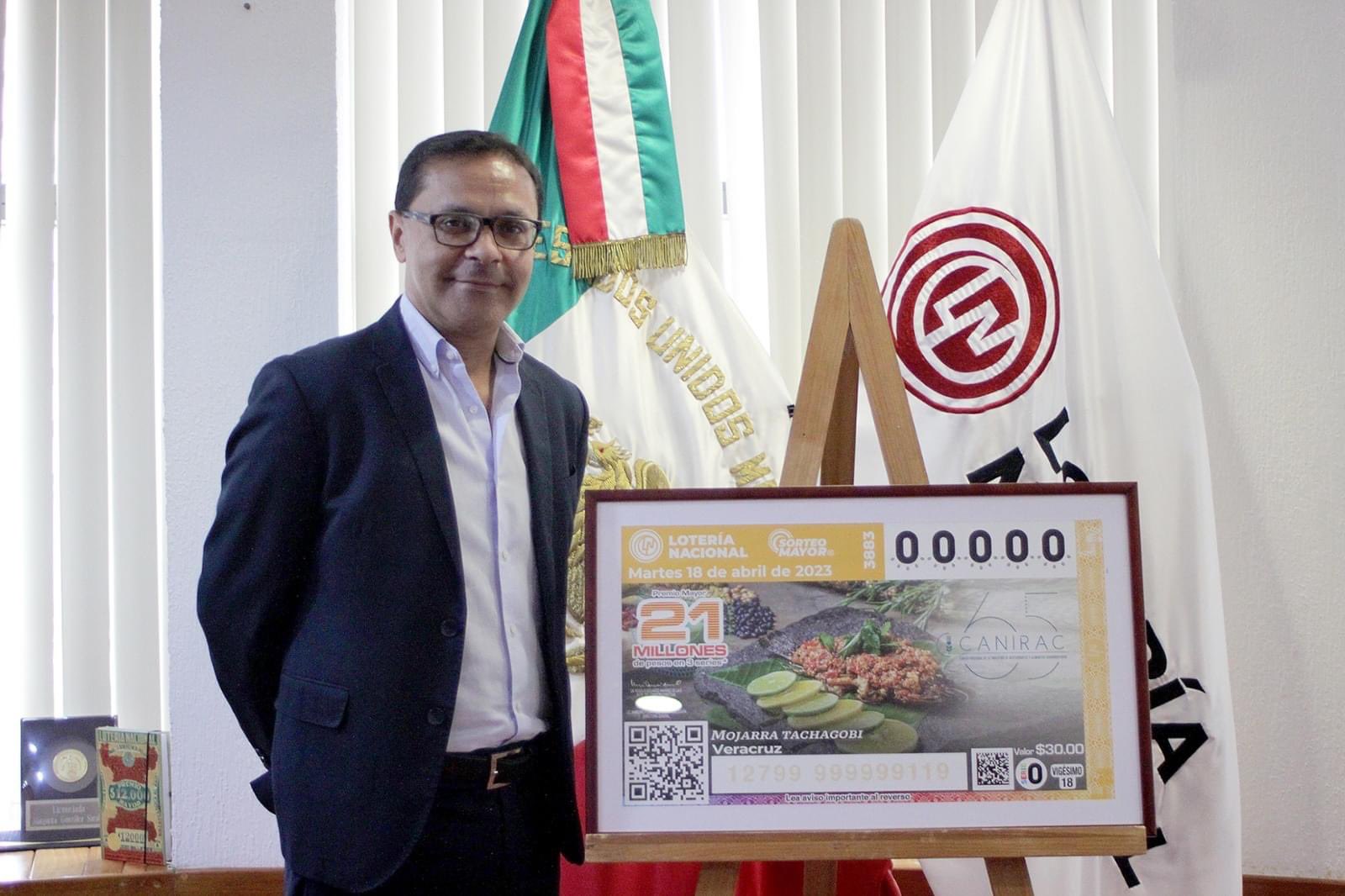 Lotería Nacional resalta a la Mojarra Tachagobi en billete del Sorteo Mayor del 18 de abril
