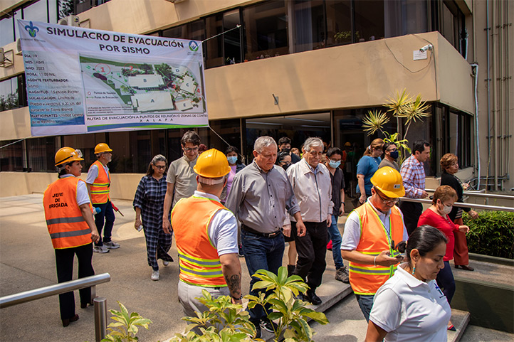 UV se sumó al Primer Simulacro Nacional de Sismos 2023