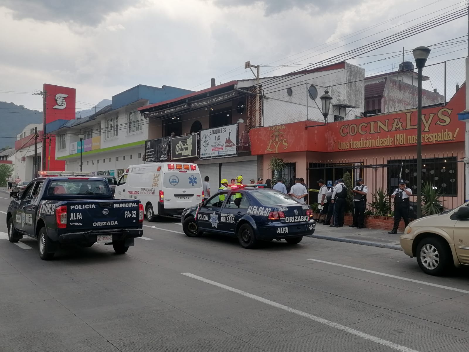 Hombre muere repentinamente en cocina económica de Orizaba
