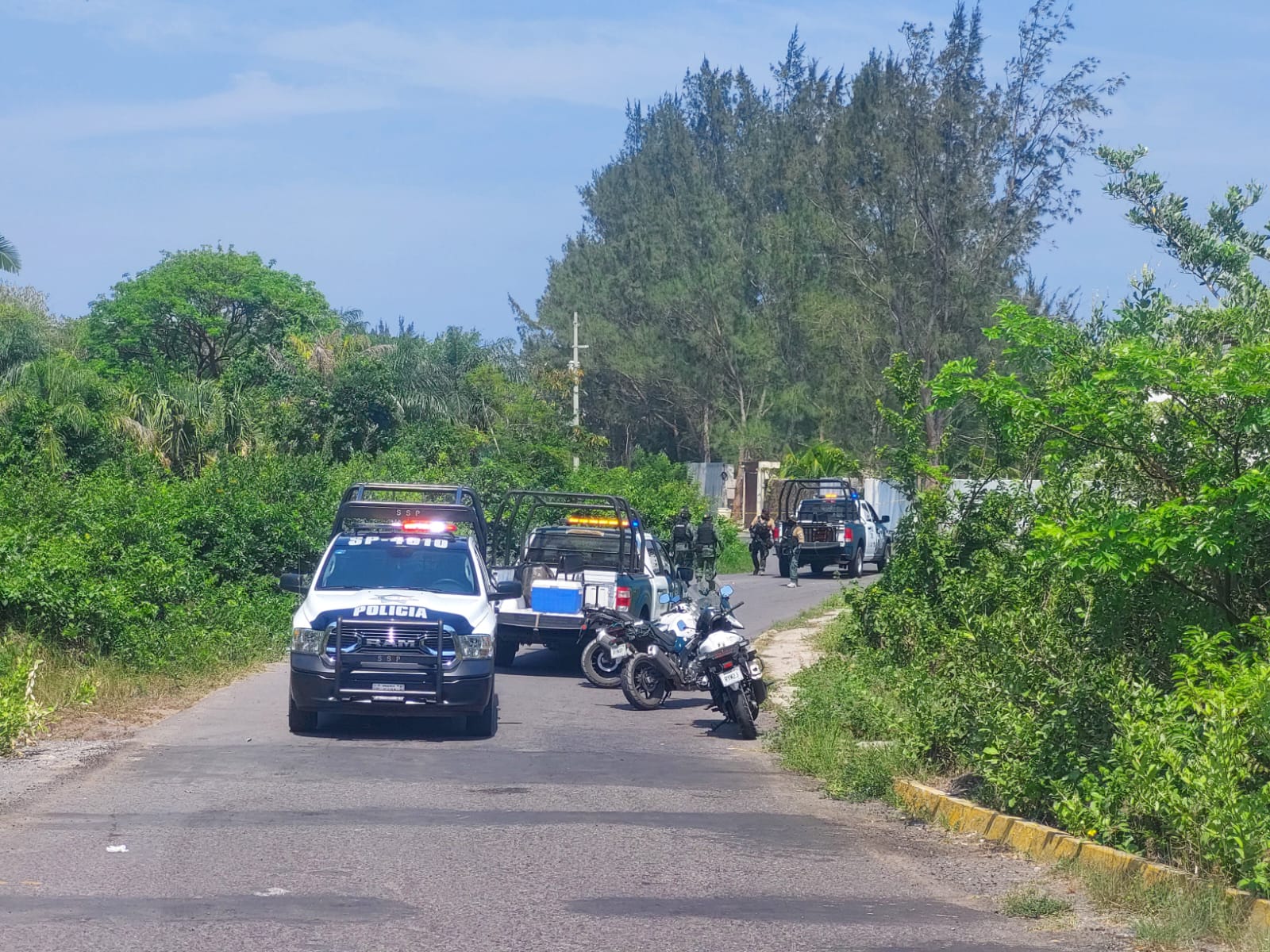 Refuerzan seguridad en la Riviera Veracruzana tras balacera del sábado pasado