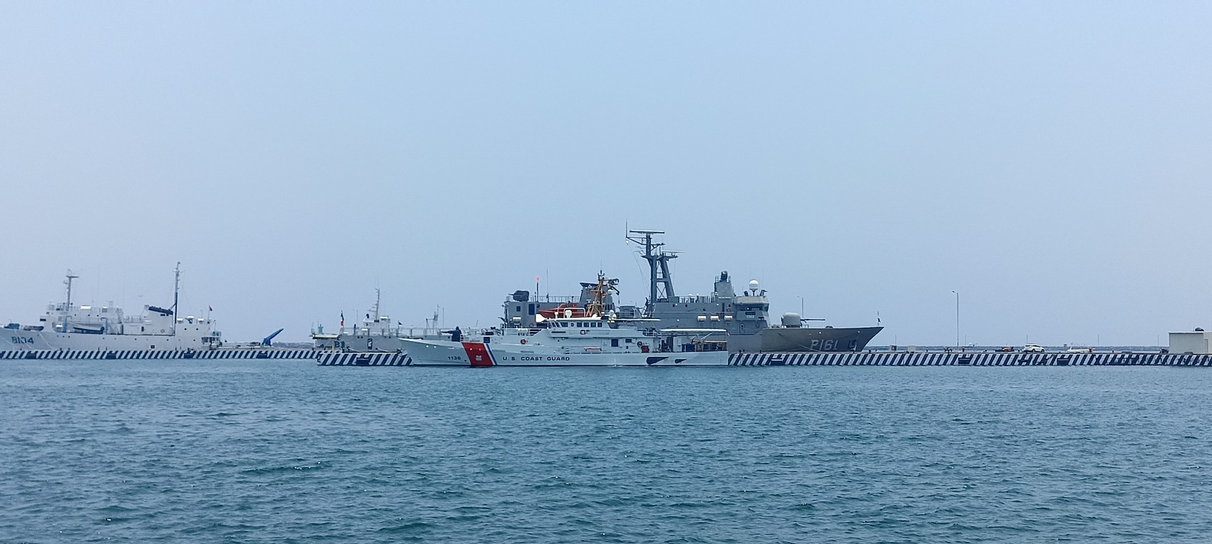 Llega buque de la Guardia Costera de EUA dedicado a seguridad portuaria y combate de contrabandistas
