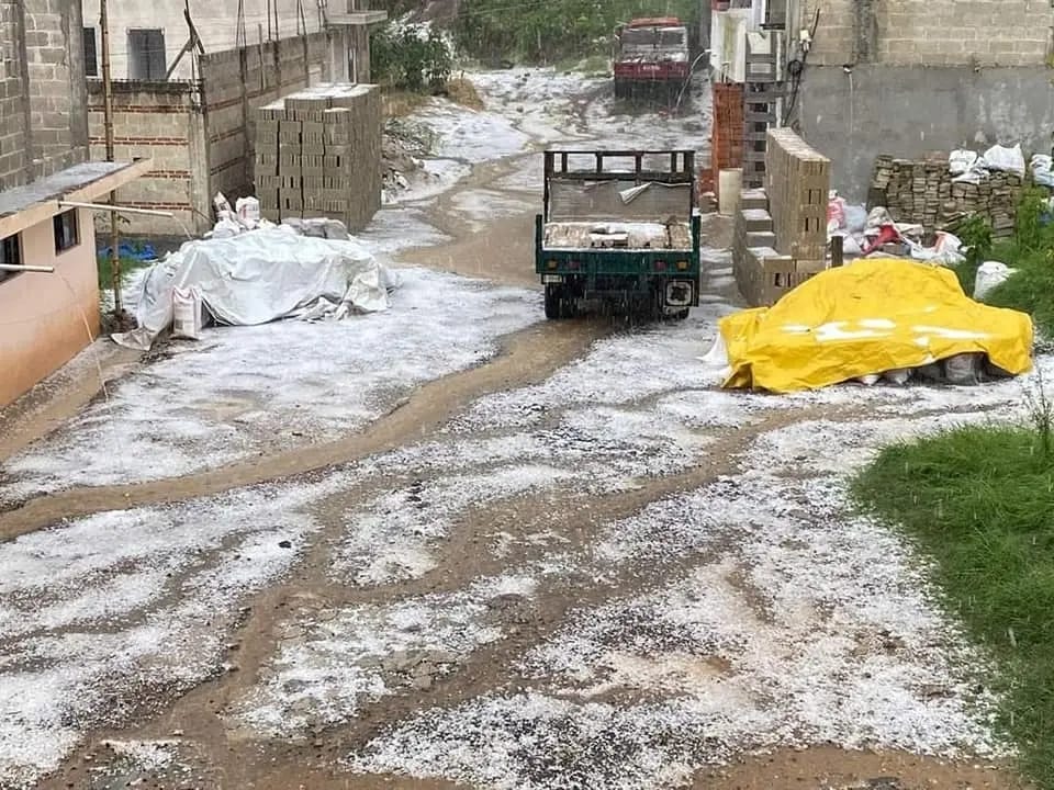 Granizada deja afectaciones en viviendas y daños en 5 municipios de Veracruz