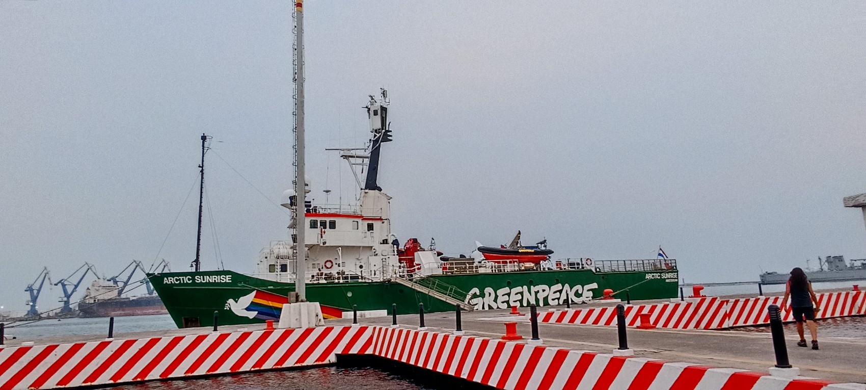 Buque Arctic Sunrise de Greenpeace llega a Veracruz para investigar arrecifes