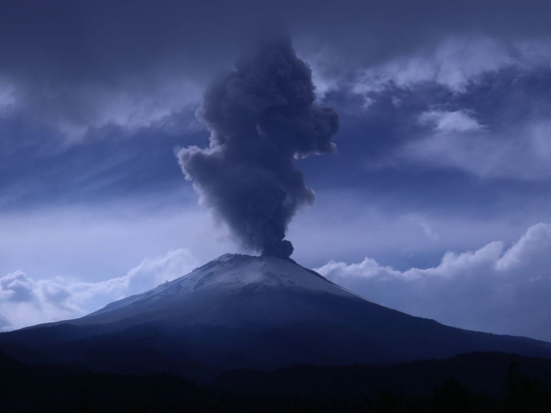Así puedes ver la actividad del volcán Popocatépetl en vivo (+Video)