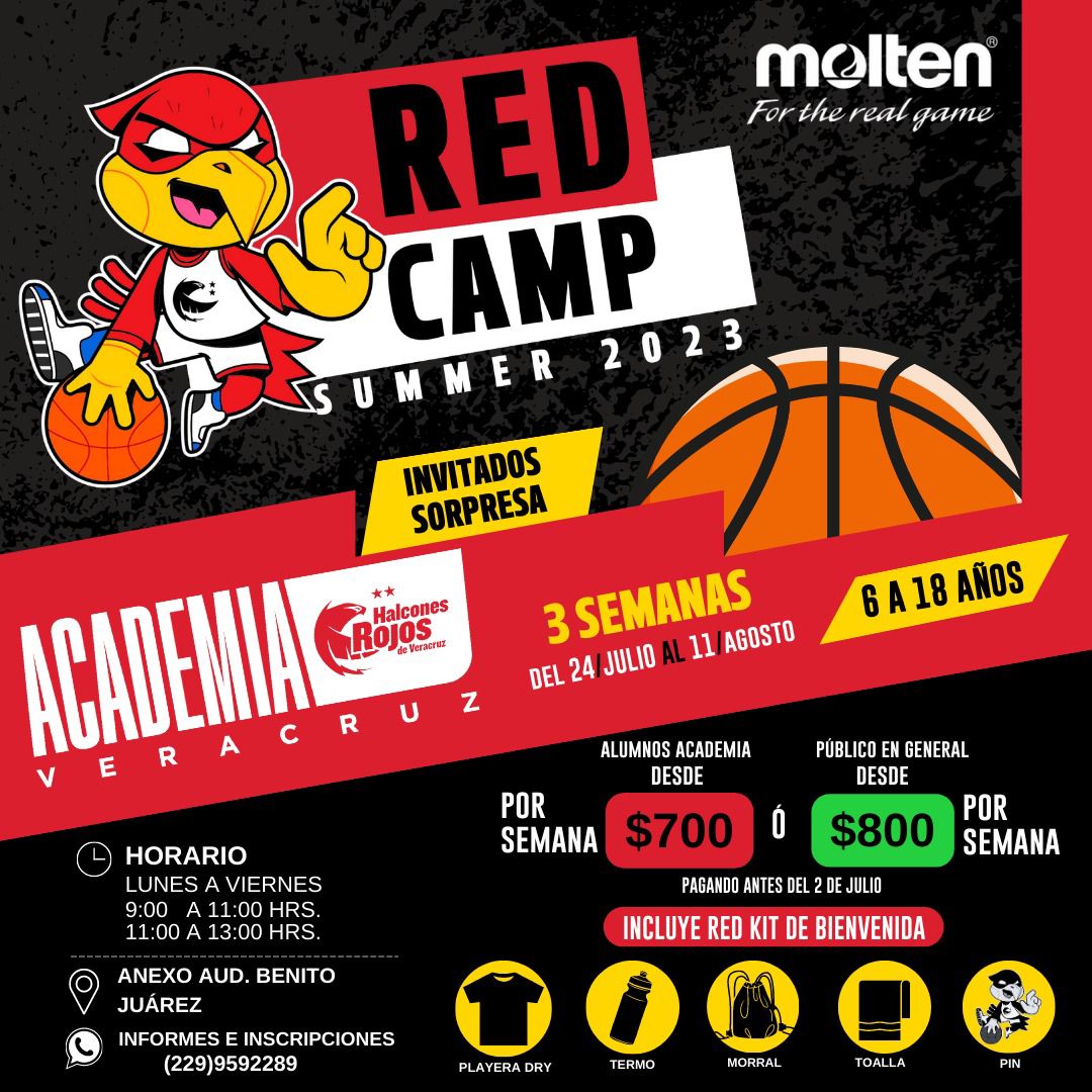Preparan campamento de verano rojo