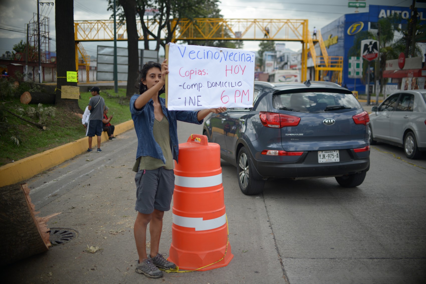 No somos 24, somos más de 16 mil, vecinos en plantón responden a Cuitláhuac