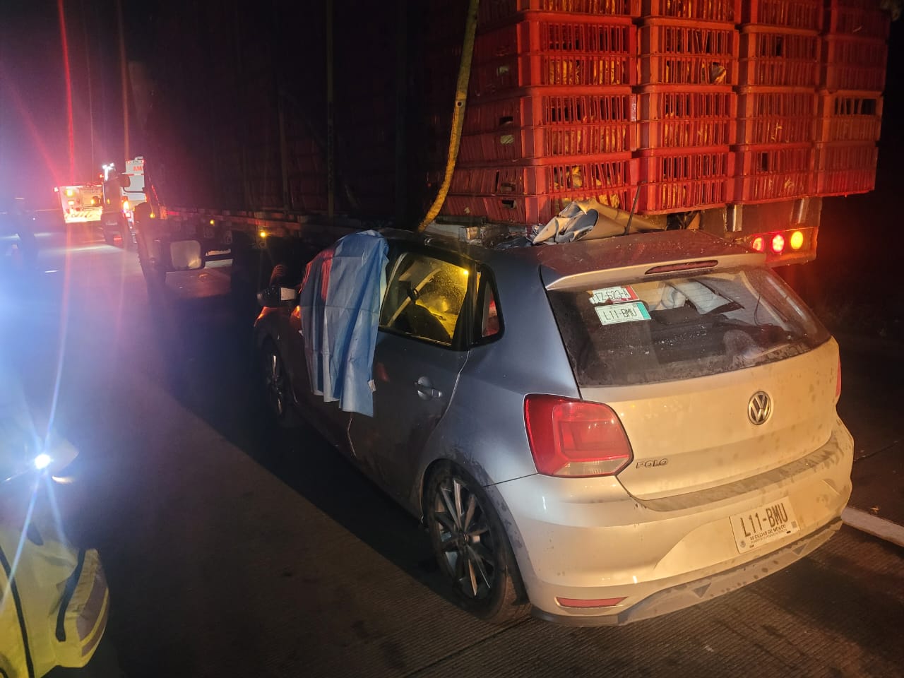 Mueren dos capitalinos en accidente en la autopista Córdoba-Veracruz, a la altura de Cuitláhuac