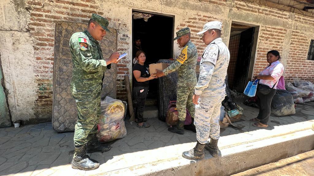 Recaudan 2 toneladas de víveres para apoyar a damnificados en Zongolica