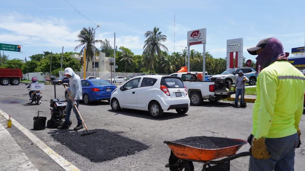 Cuadrillas atienden tres mil 500 baches en Boca del Río en el primer trimestre del 2025