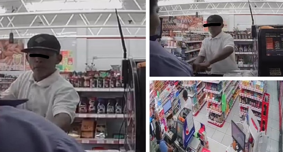 Denuncian a presunto delincuente que asalta comercios en colonias de Boca del Río