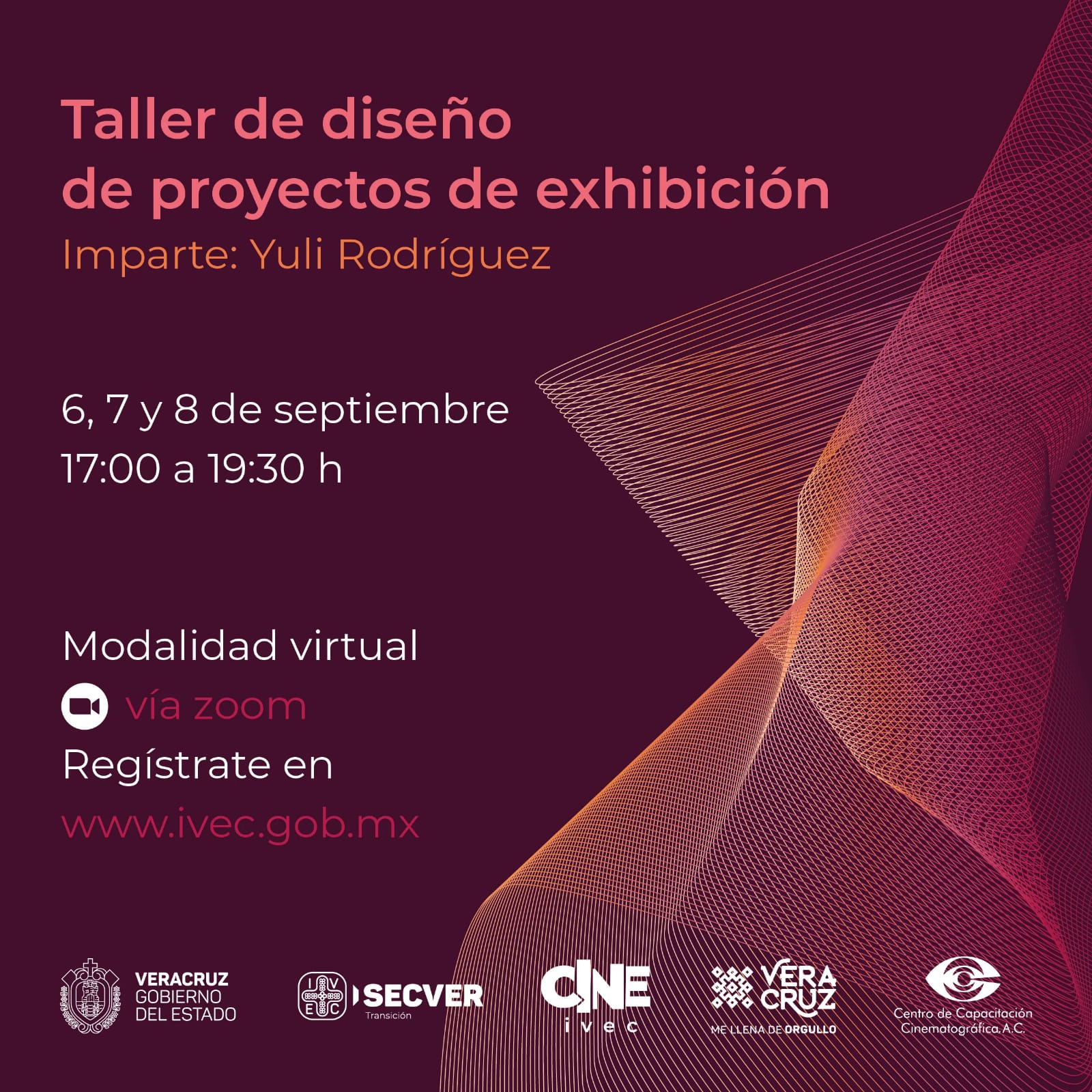 Invita IVEC al taller virtual Diseño de proyectos de exhibición