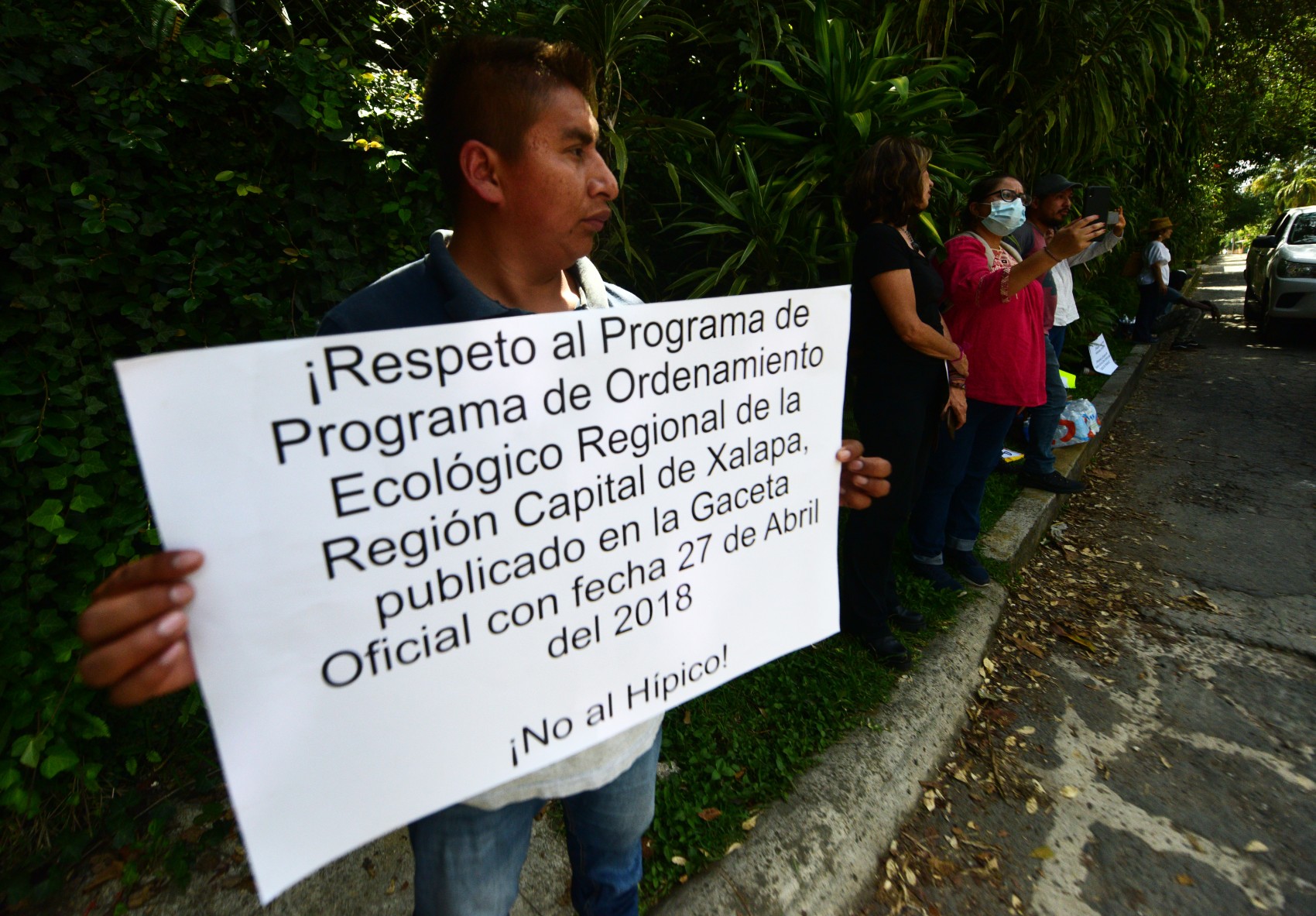 Club de equitación en bosque de niebla avanza sin que autoridad ponga alto: Vecinos