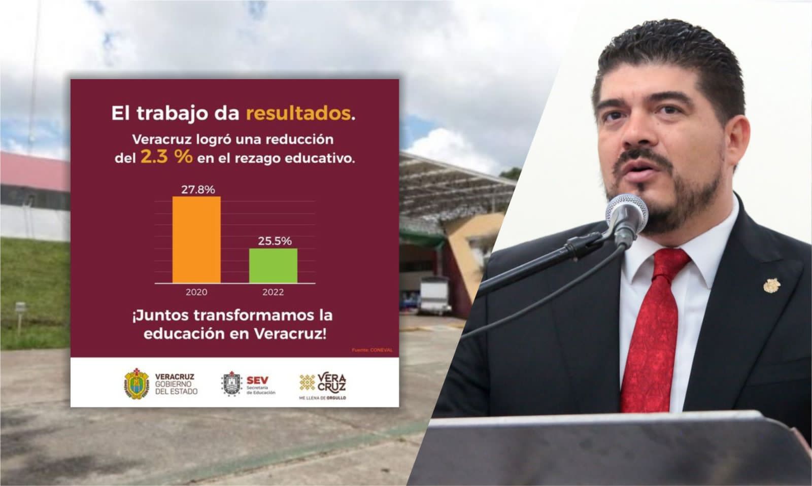 Zenyazen Escobar muestra reducción de rezago educativo