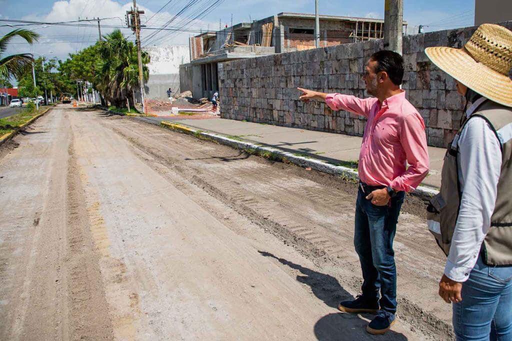 Unánue supervisa avance de la avenida Juan Pablo II y diversas rehabilitaciones