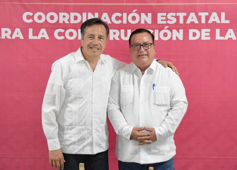 Reconoce Cuitláhuac García a Noé Castillo por su compromiso con la modernidad de Agua Dulce