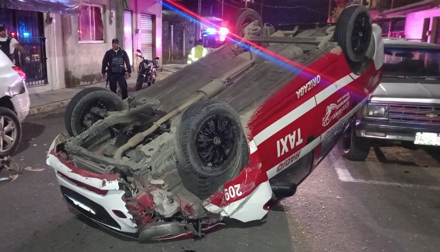Un lesionado y un detenido deja accidente en Orizaba