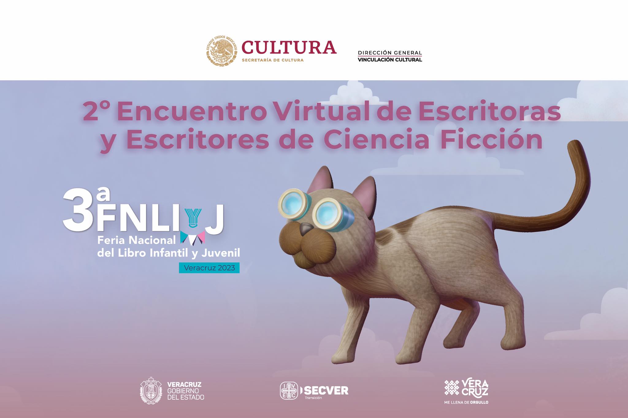 IVEC realiza el 2do Encuentro Virtual de Escritores de Ciencia Ficción de la tercera FNLIyJ, Veracruz 2023