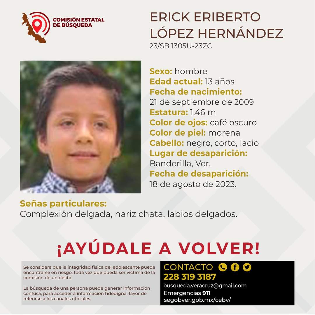 Se busca a seis veracruzanos reportados desaparecidos