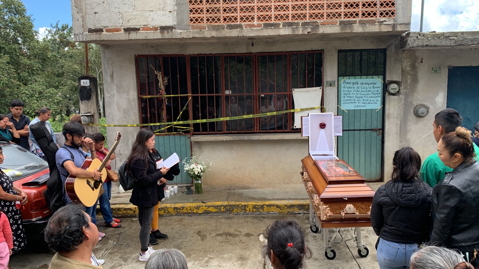 Despiden a Cecilia, asesinada por su hijo en Banderilla