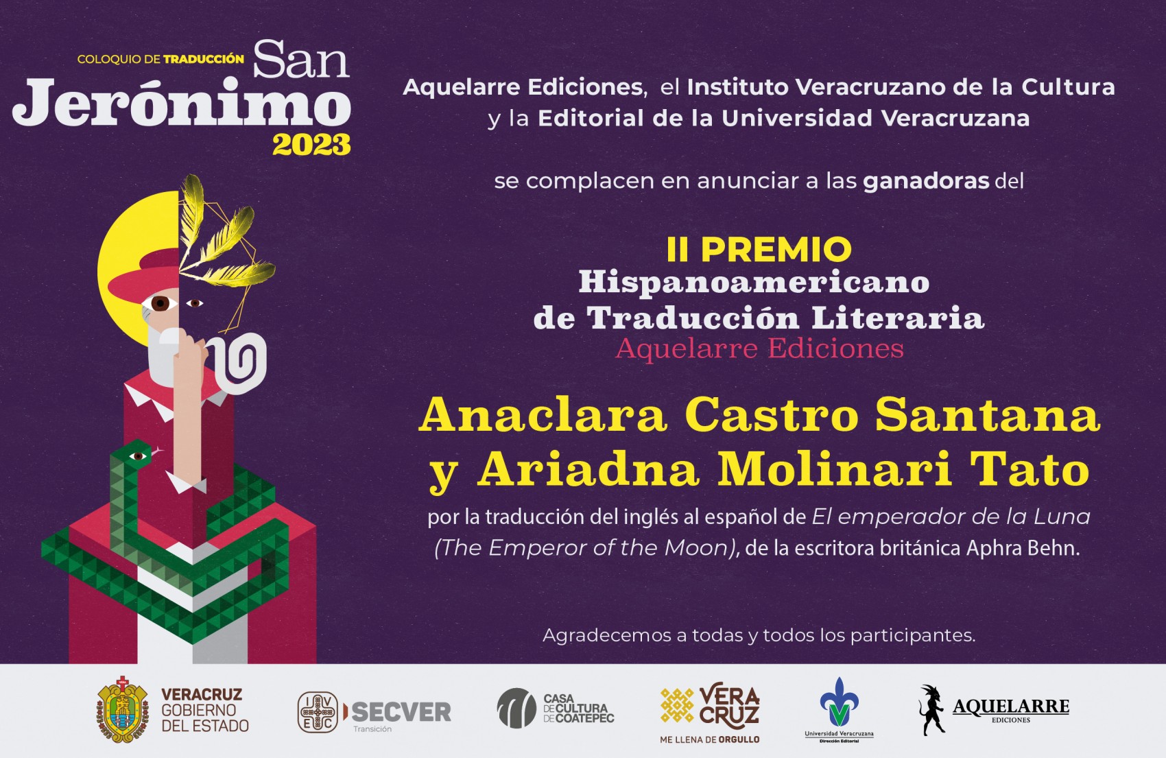 Presentan resultados del II Premio Hispanoamericano de Traducción Literaria Aquelarre Ediciones