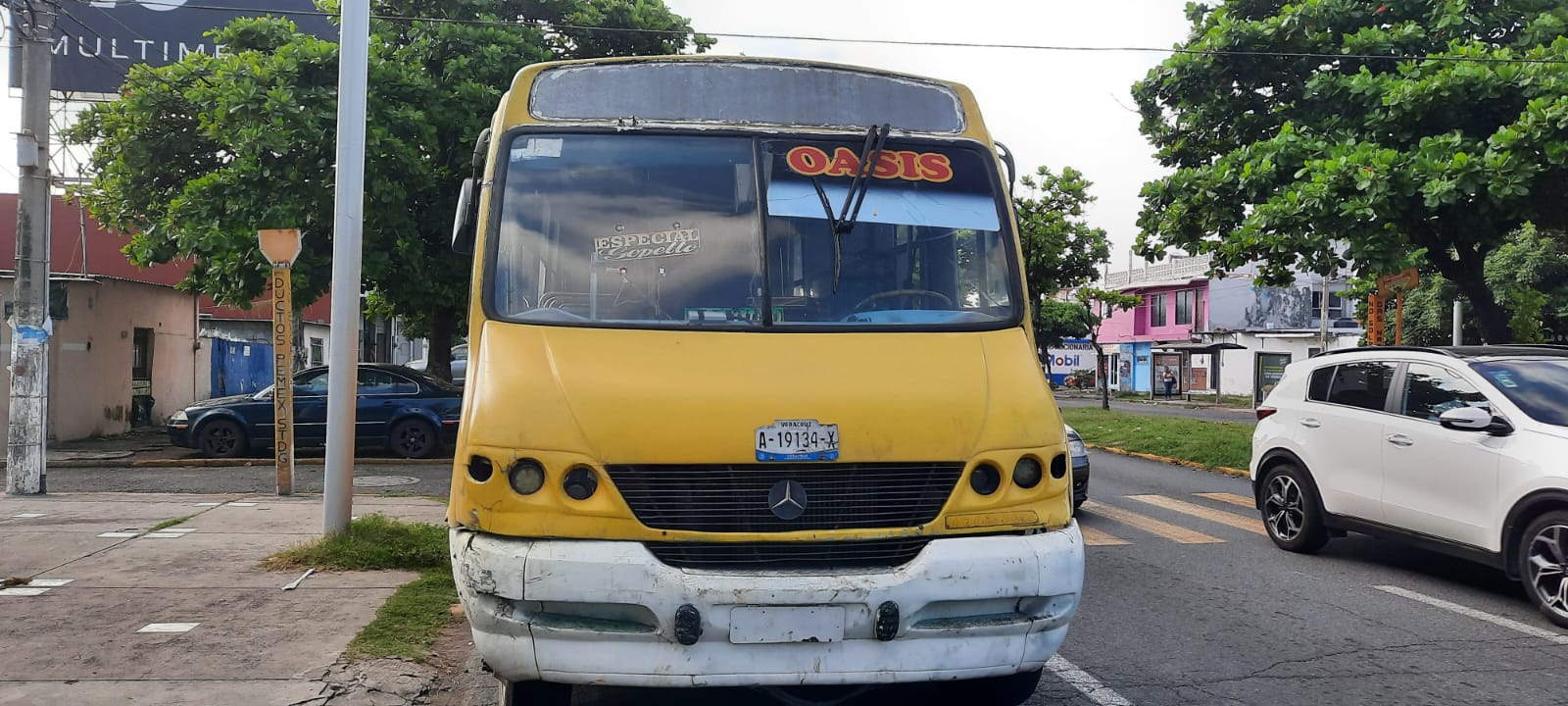 Empleado de Limpia Pública muere atropellado por urbano en Veracruz puerto