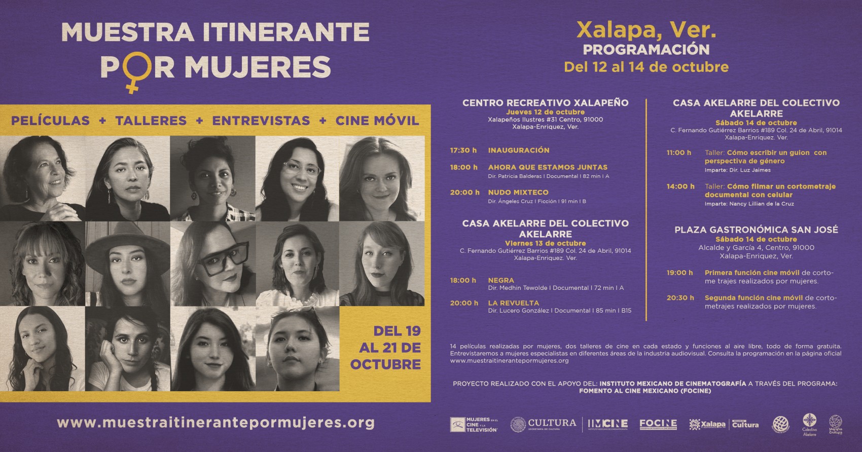 Muestra Itinerante por Mujeres 2023 en Xalapa