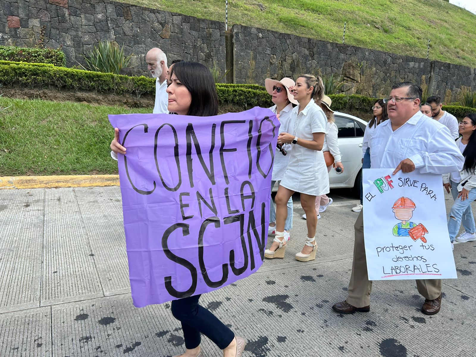 Trabajadores protestan por recorte al Poder Judicial federal de 15 mil mdp en 2024