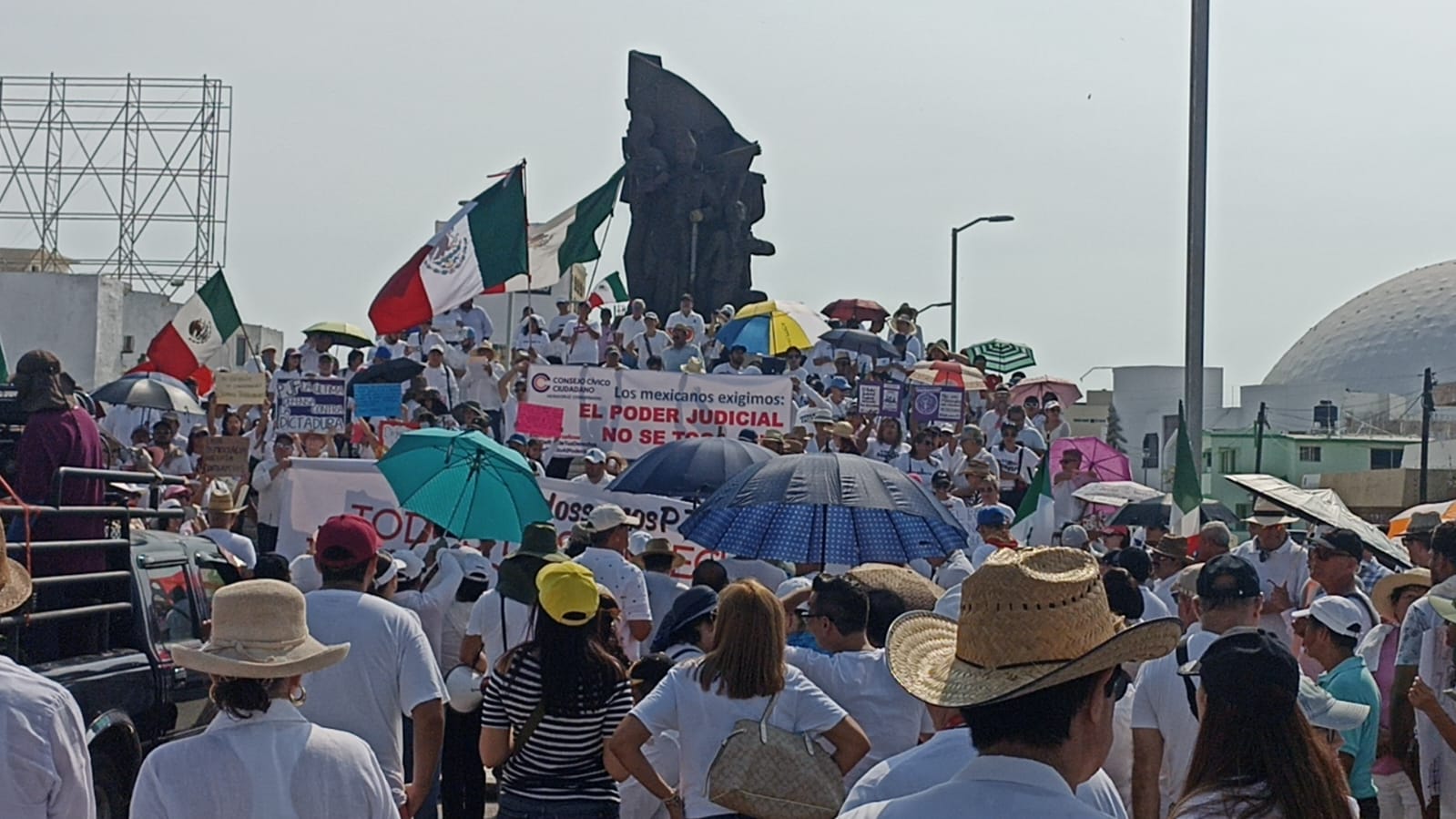 Trabajadores en Veracruz-Boca del Río rechazan extinción de fideicomisos del Poder Judicial