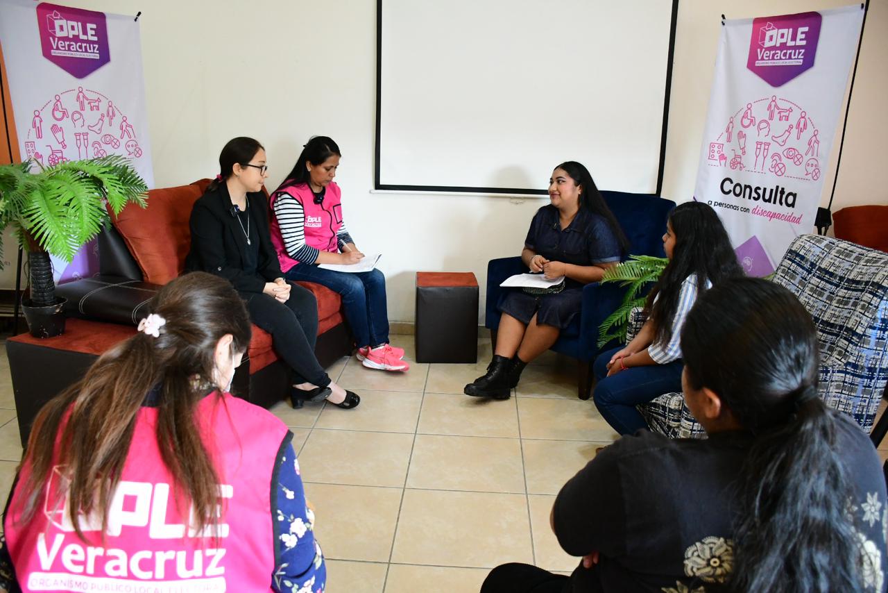 OPLE realiza consulta a personas con discapacidad sobre sus derechos político-electorales