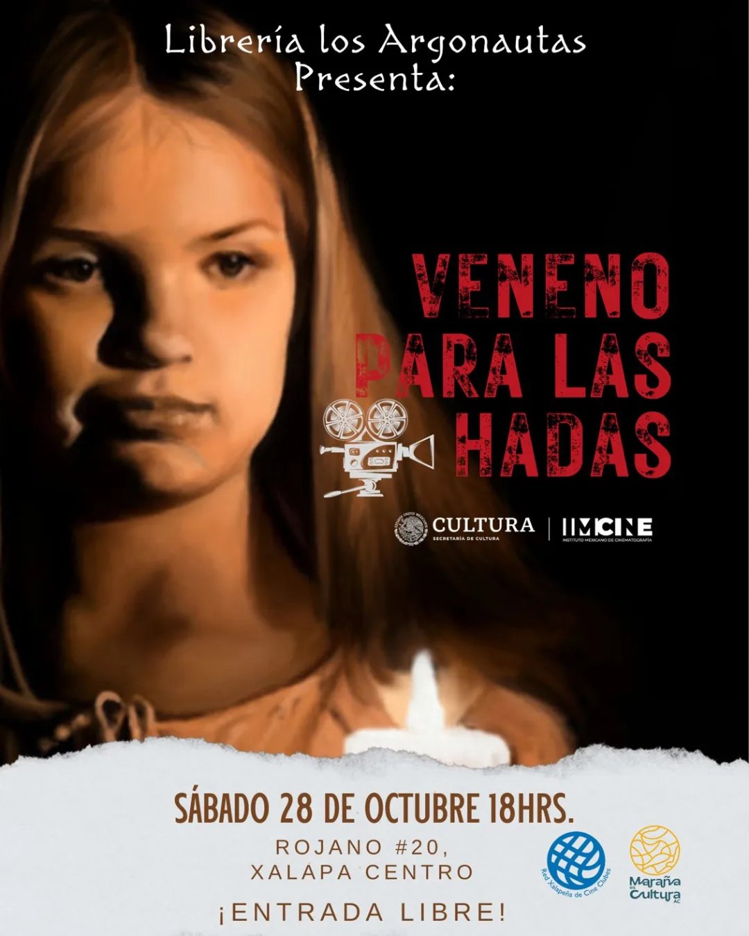 Veneno para las Hadas, este sábado en Librería Los Argonautas