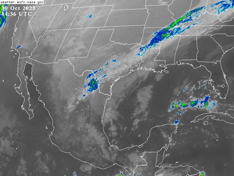 Lluvia y descenso de temperatura a partir de esta tarde-noche en Veracruz