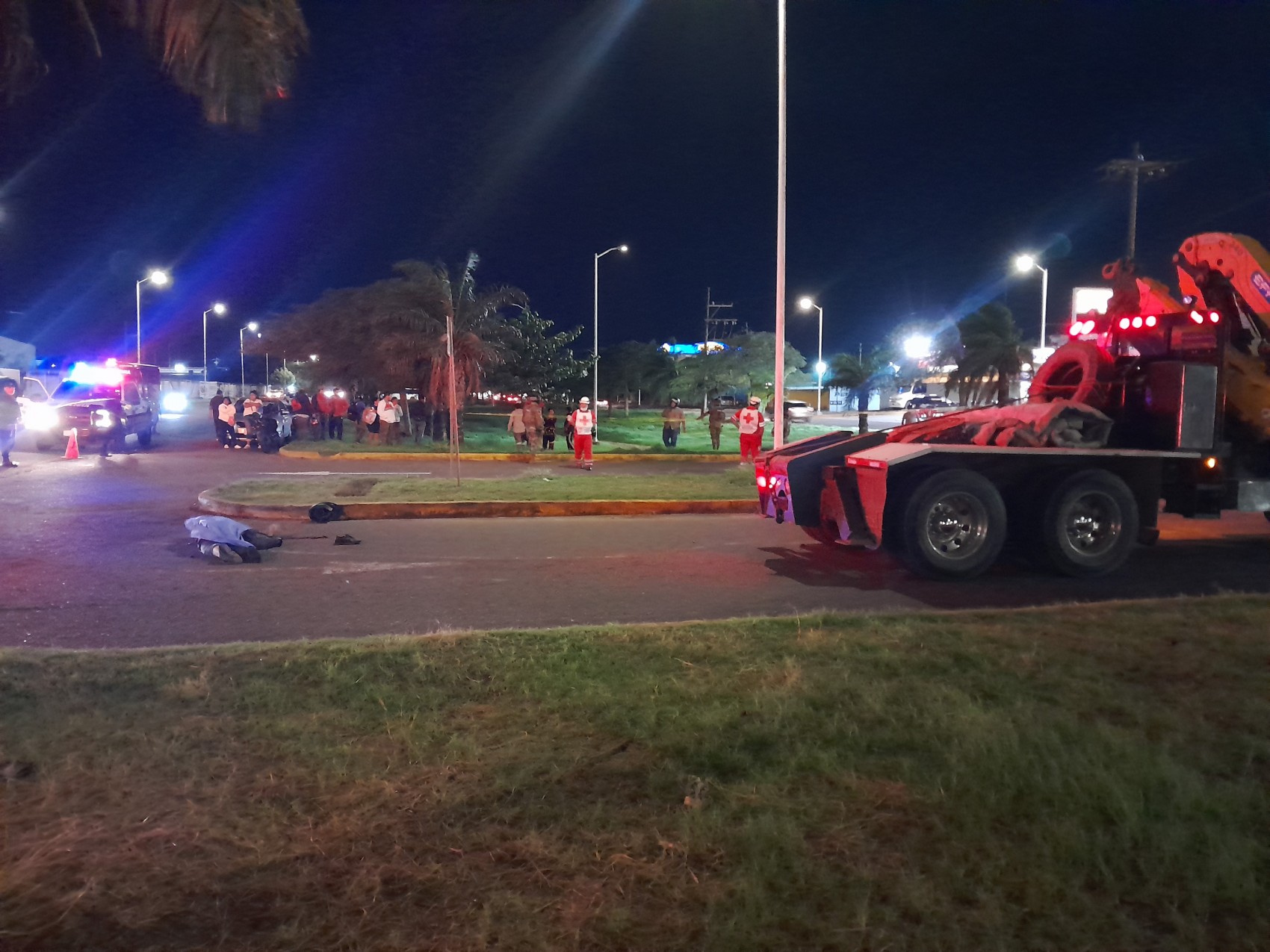 Operador de grúa provoca accidente y mata a motociclista en el Nuevo Veracruz