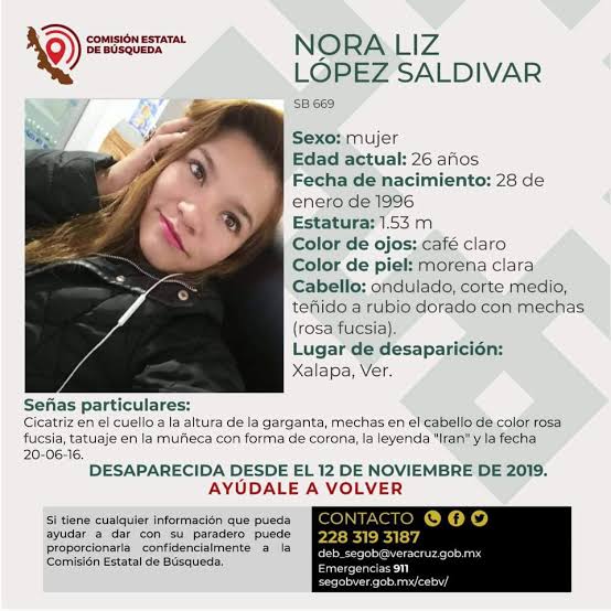Se cumplen cuatro años de la desaparición de Nora Liz, investigación sin avances