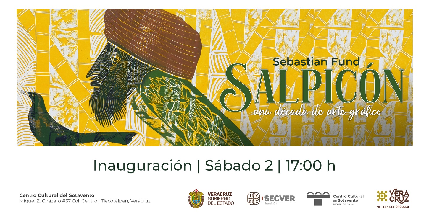 Visita la exposición Salpicón, una década de arte gráfico, obra del artista Sebastián Fund