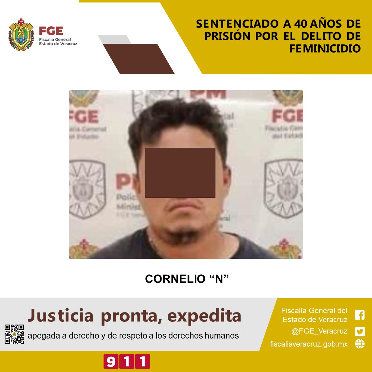 Sentencian a 40 años de cárcel a feminicida de Valeria en Cosamaloapan