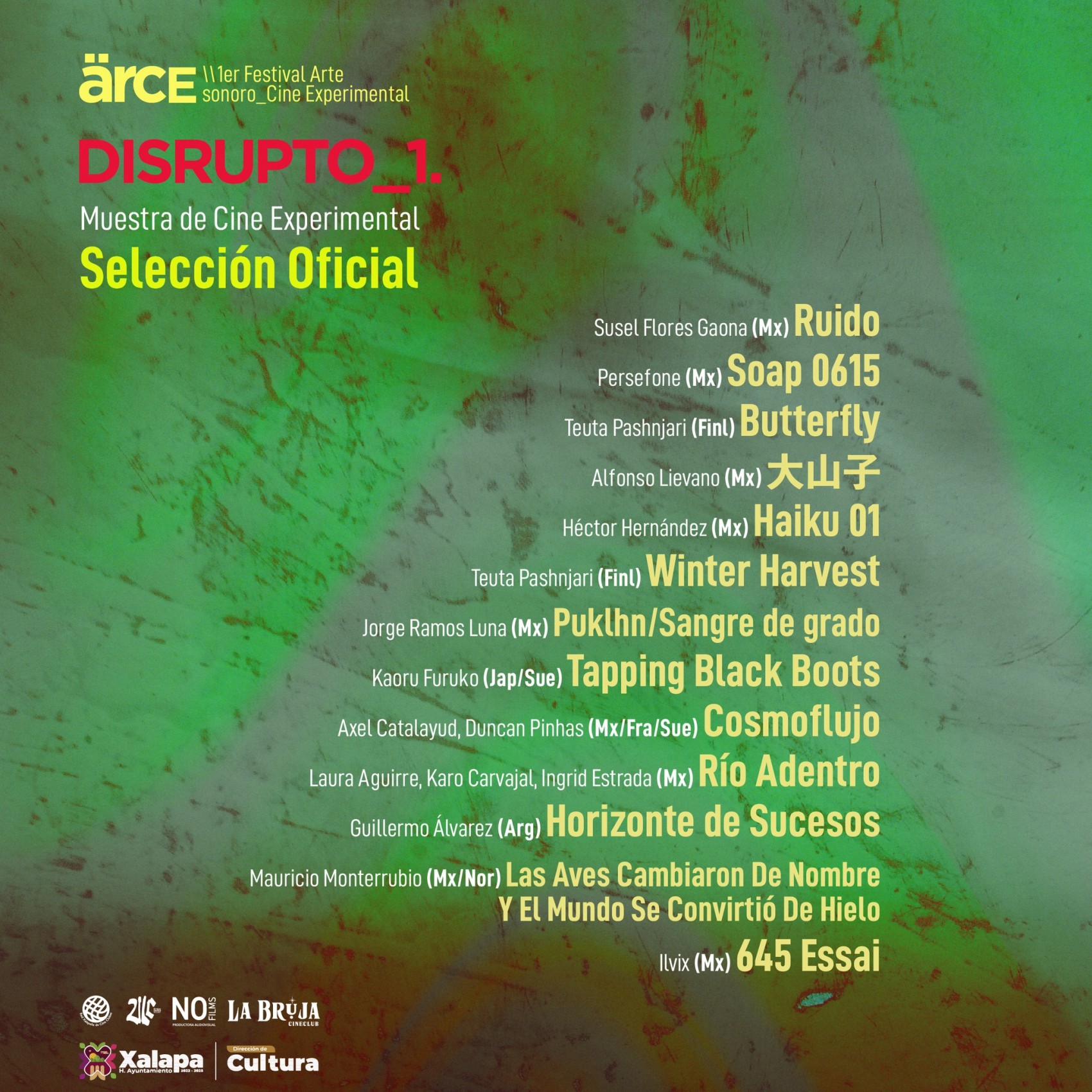 ÄRCE: 1er Festival Arte Sonoro_Cine Experimental en Xalapa