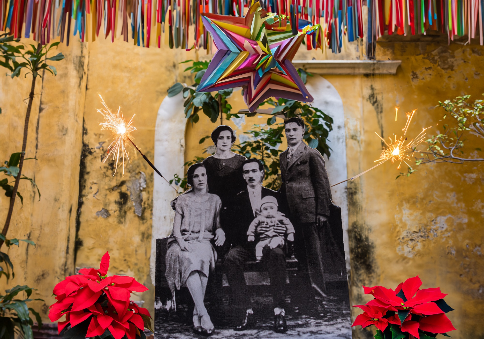 Tómate una fotografía en el set de “La hora del fresco”, con temática de las fiestas decembrinas