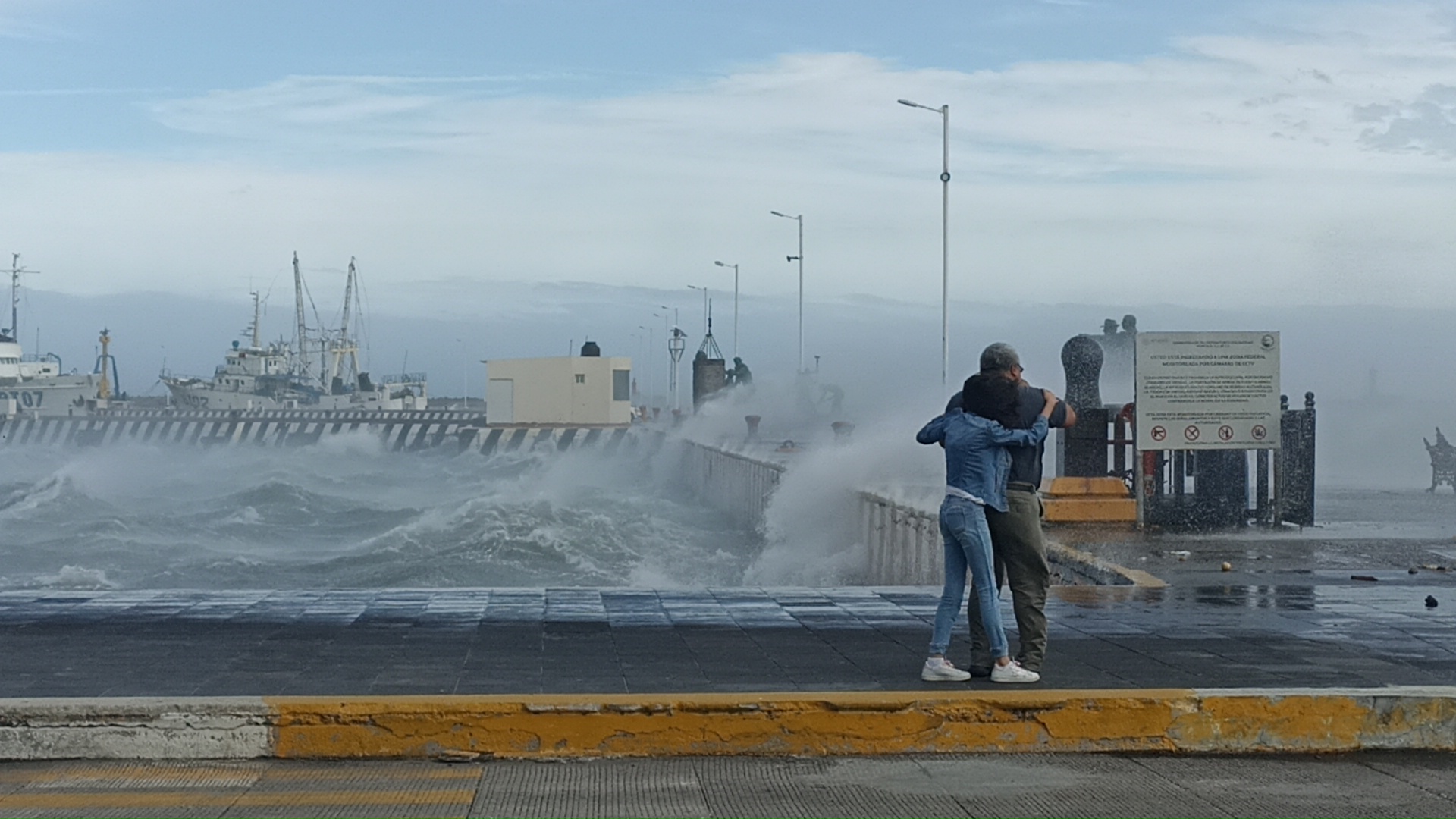 Frente frío 50 dejará lluvias intensas y Norte en Veracruz