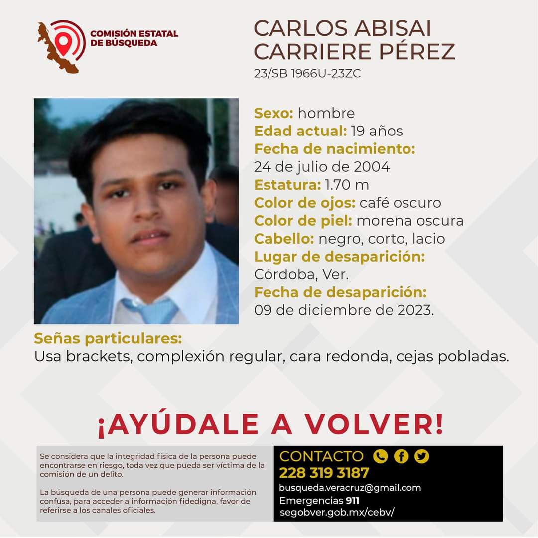 Reportan desaparición de cinco hombres en la zona centro