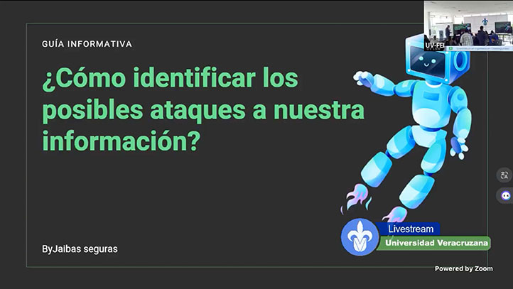 Necesario proteger información en redes: estudiantes UV