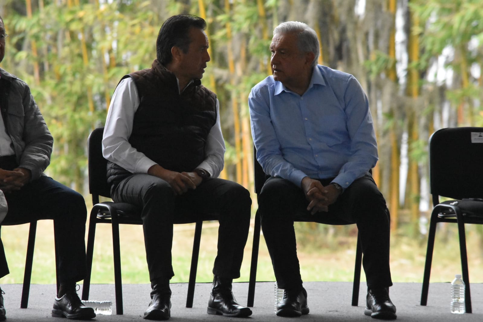 Cuitláhuac justifica abucheo en evento con AMLO