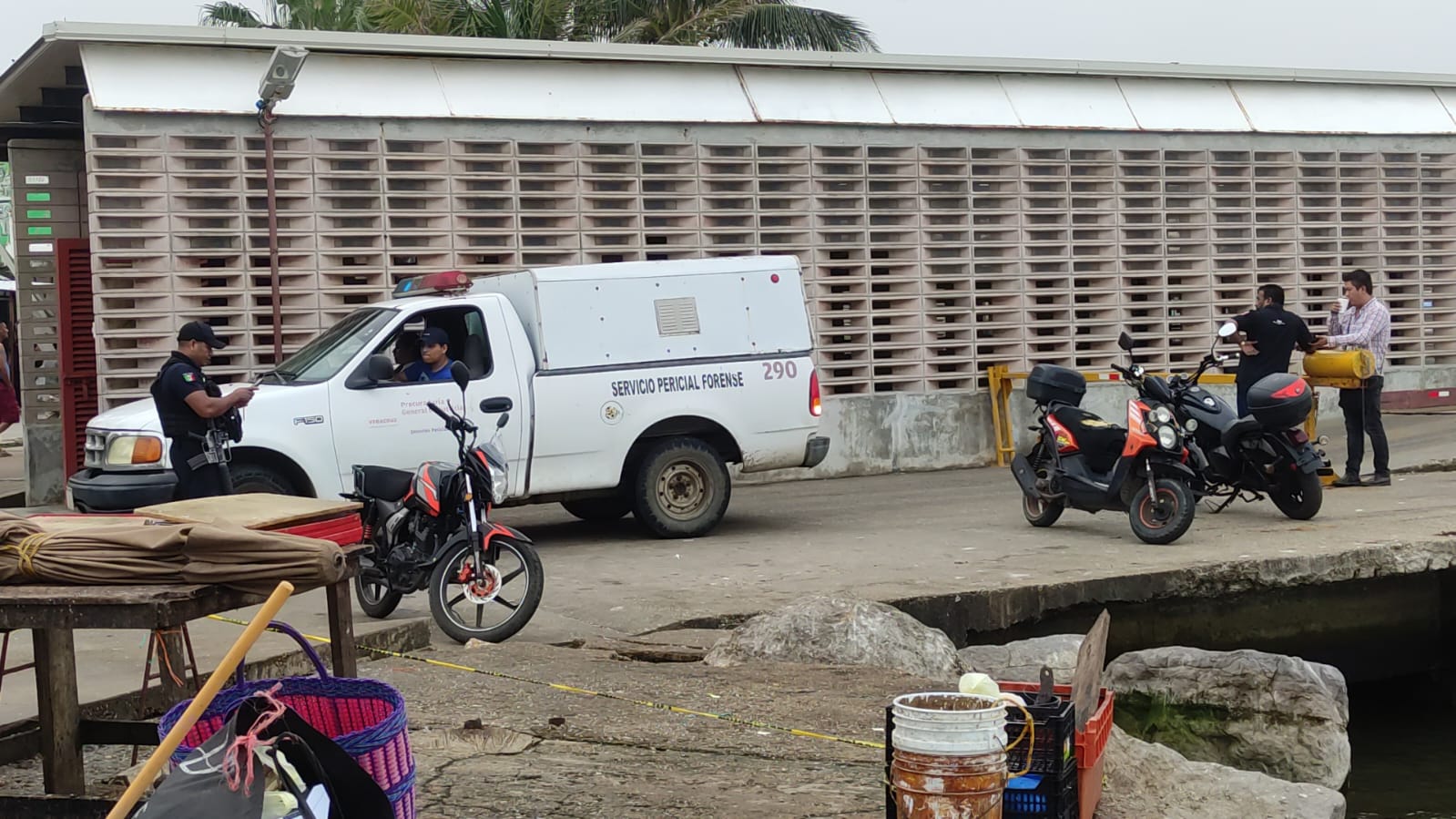Flota cadáver en avanzado estado de descomposición en río Coatzacoalcos