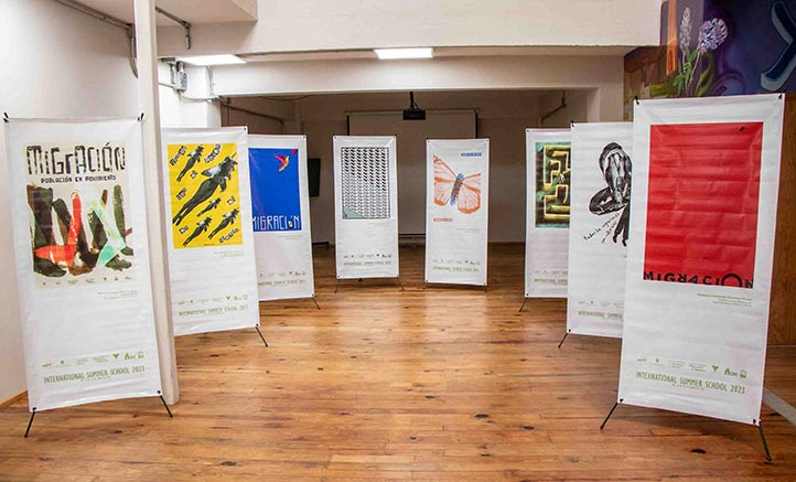 Exposición de carteles sobre migración recorre espacios UV