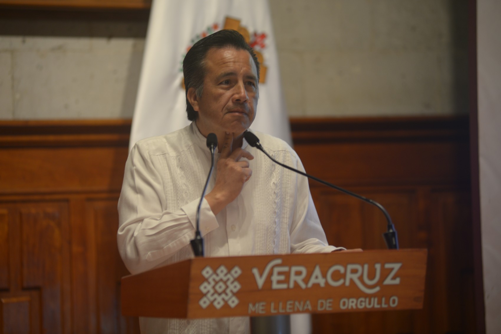 Cuitláhuac reconoce que acudió al cierre de precampaña de Claudia Sheimbaun «sin goce de sueldo»