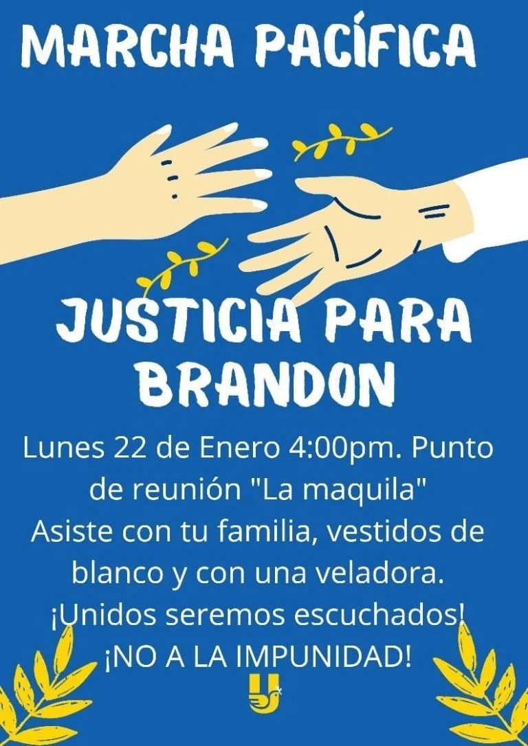 Convocan a marcha en Lerdo para exigir justicia por Brando Arellano
